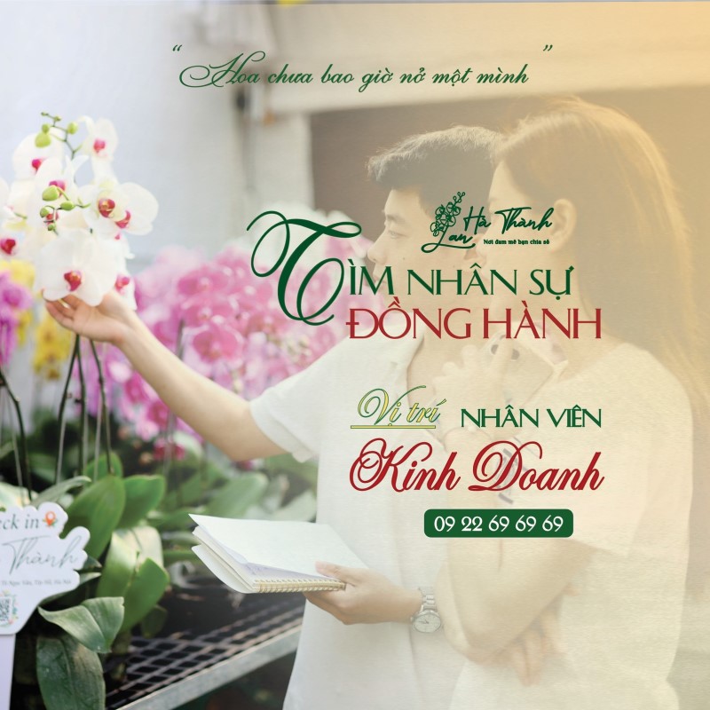 Tuyển nhân sự đồng hành vị trí nhân viên kinh doanh